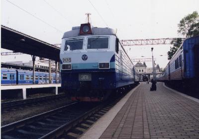 No.5 Train Okean at Vladivostok Station