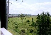 No.1 Train Russia going through the Siberian plain