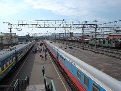 No.1 Russia arrived at Ulan Ude Station